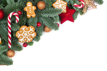 Christmas tree and decor