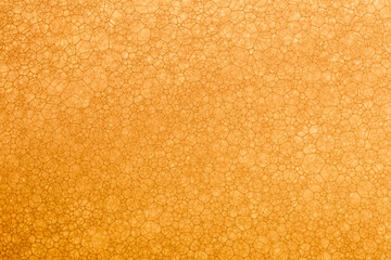 Orange texture soap bubble bubble on water abstract background