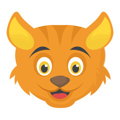 
A cute cub with smiling face
