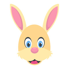 
A cute bunny rabbit head
