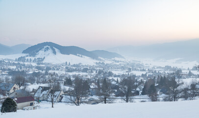 Coucher de soleil &agrave; Autrans