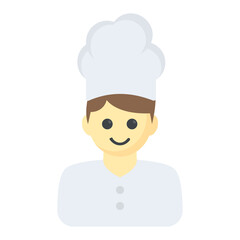 
A person with chef hat is cook 
