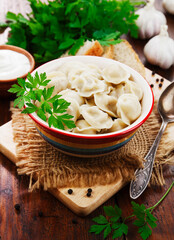 Dumplings with meat
