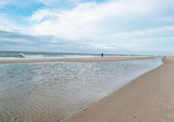 Westerland beach on the German island Sylt