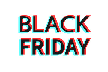 Black Friday Sale horizontal banner for advertising, banners, leaflets and flyers