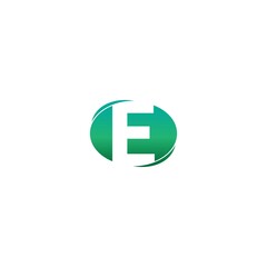 Letter E icon logo creative design