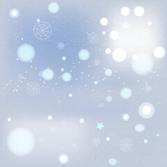 Winter snow abstract background, white and blue, high resolution