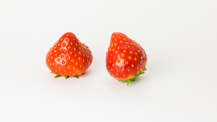 Zwei Erdbeeren
