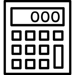 
A calculator for calculation and accountancy 
