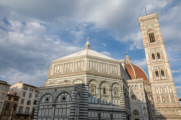 Panoramic view of Baptistery of Saint John, Cattedrale di Santa Maria del Fiore