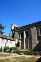Fototapeta na wymiar Abbatiale Saint Pierre Saint Paul à Solignac - Haute Vienne - France