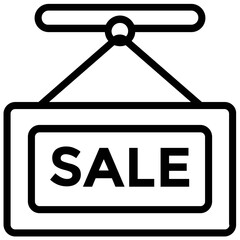 
A hanging signage with SALE text
