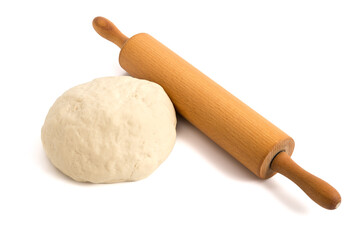 Hefeteig ausrollen