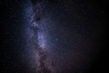 Fototapeta na wymiar Night Sky, Milky Way. Nature landscape.