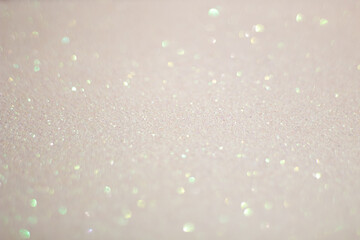 Universal celebration background,  perfect for Christmas, white glitter, selective focus