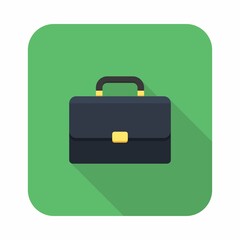 Briefcase icon vector isolated.