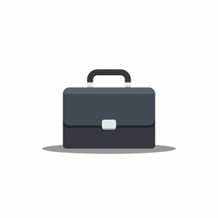 Briefcase Shadow vector isolated.