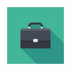 Briefcase icon vector isolated.