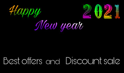 Happy New year vector image for texture and background
