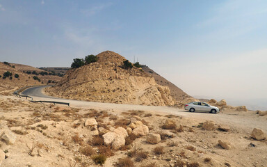Unforgettable trip though the hills by car