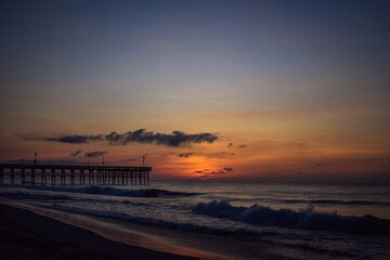 Fototapeta na wymiar sunrise at myrtle beach