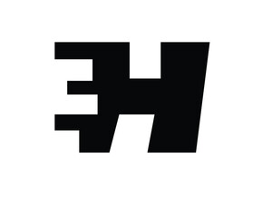 h and a creative logo letter designs and monograms