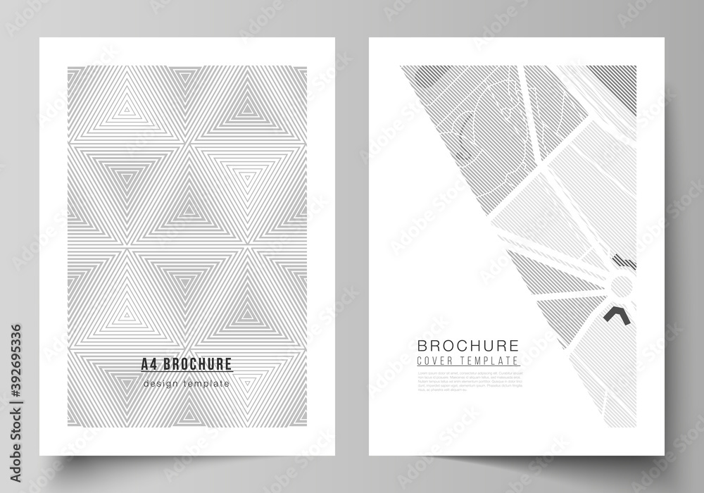 Poster vector layout of a4 format modern cover mockups design templates for brochure, magazine, flyer, book