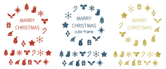 シンプルでかわいいクリスマスフレーム