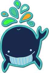 baby summer holiday print design