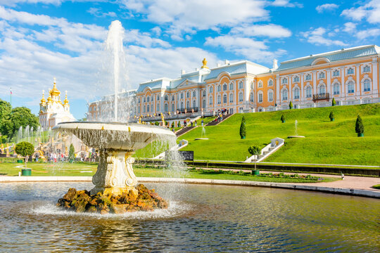 Grand Peterhof Palace and Lower park, Saint Petersburg, Russia