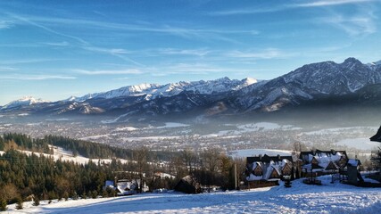 landscape with mountains