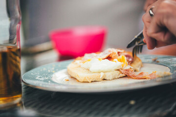 Bacon and eggs