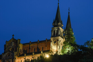 Obraz premium Basilica of Santa Maria de la Real de Covadonga