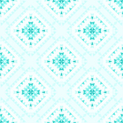 Abstract seamless pattern on a white background. Strict geometric texture.