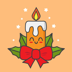 Kawaii Christmas Candles