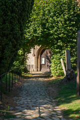 Village Church Entrance, Egerton, UK