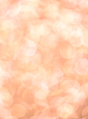 Bright round light bokeh of pale pink color