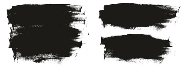 Flat Calligraphy Paint Brush Regular Long Background Mix High Detail Abstract Vector Background Mix Set 