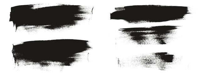 Flat Calligraphy Paint Brush Regular Long Background Mix High Detail Abstract Vector Background Mix Set 