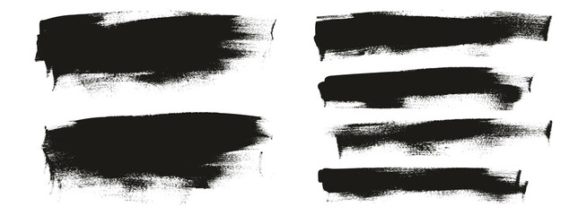 Flat Calligraphy Paint Brush Regular Long Background Mix High Detail Abstract Vector Background Mix Set 