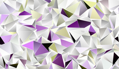 Obraz premium Abstract Low-Poly background. triangulated texture. Design 3d. Polygonal geometrical pattern. Triangular modern style