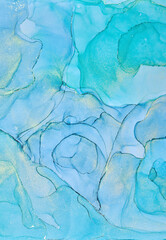 Obraz premium Alcohol ink art.Mixing liquid paints. Modern, abstract colorful background, wallpaper. Marble texture.Translucent colors
