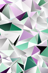 Obraz premium Abstract Low-Poly background. triangulated texture. Design 3d. Polygonal geometrical pattern. Triangular modern style