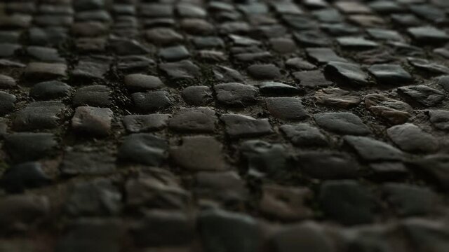 Stone blocks in the walkway