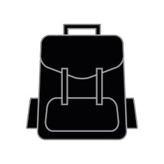 Black Backpack icon