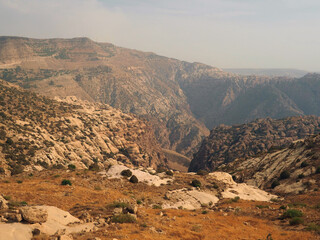 Mountain view in early autumn