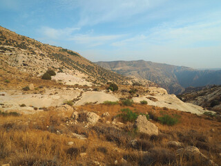 Mountain view in early autumn