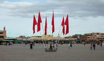 Jemaa el-Fna square, Marrakesh, Morocco