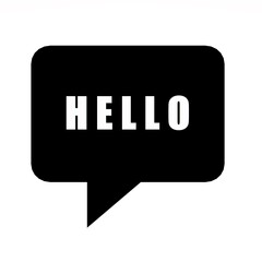 Hello text in bubbles. world hello day is celebrated annually on November 21st. Its main goal is to draw the attention of the general public to the importance of personal communication. Animation