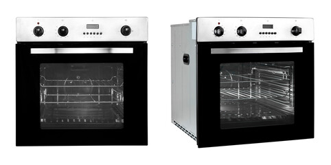 Kitchen oven on white background